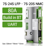 JBD Smart BMS DB24SA03 SP14S004 7S-24S 20 to 80A Lifepo4 Lithium ion Bluetooth 24V 48V 60V