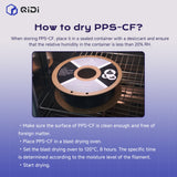 QIDI PPS-CF PAHT-CF (PPA-CF) PA12-CF Filament 3D printer high-performance