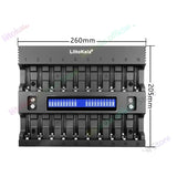 LiitoKala Lii-ND20 20 Slot AA AAA 1.2V LCD Smart Battery Charger  Multiple Protection