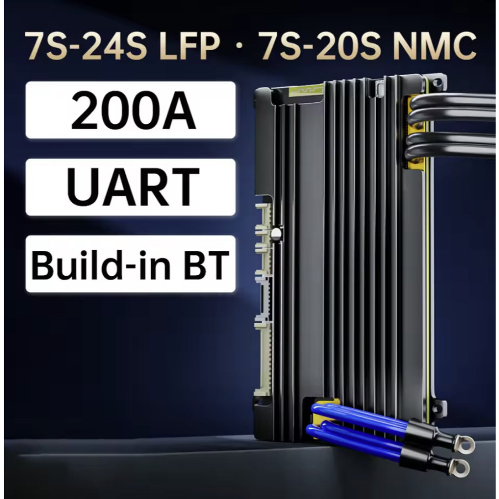 JBD Smart BMS DB24SA01 7S-24S 100A 150A 200A for Lifepo4 Lithium ion B ...