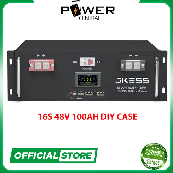 JKESS Case 16S 48V 100ah JK Inverter BMS DIY EVE LF100LA Gotion