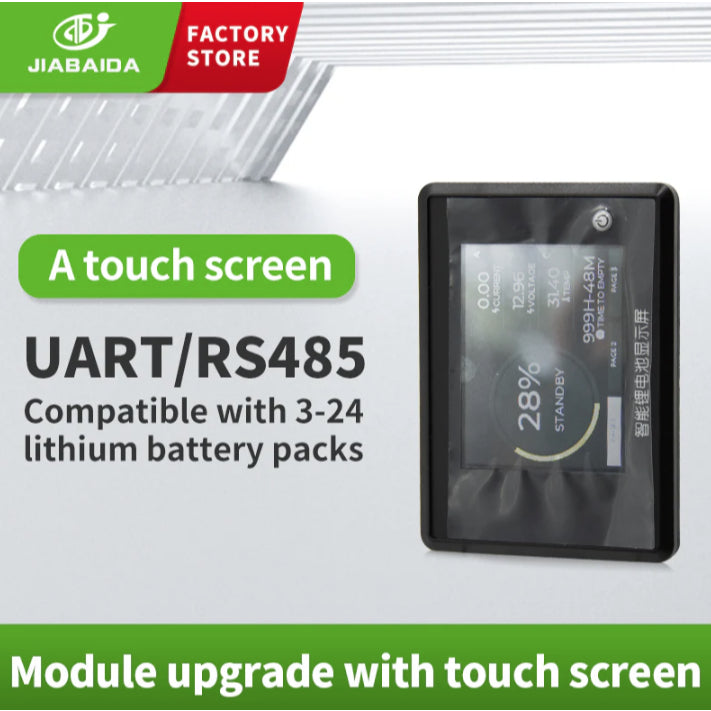 JBD Accessories UART RS485 CAN LCD Display For Lithium Battery Smart B ...