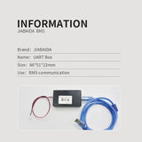 JBD Accessories UART RS485 CAN LCD Display For Lithium Battery Smart BMS 3S-24S LCD03 LCD02