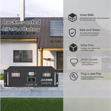 JKESS Case 16S 48V 100ah JK Inverter BMS DIY EVE LF100LA Gotion GT102 Prismatic Lifepo4 battery