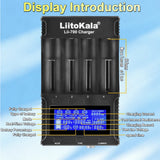LiitoKala lii-700 3A LCD internal resistance Lithium NiMH AA Battery fast Charger 18650 26650