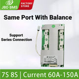 JBD BMS 12V 24V 48V 100A 150A 4s 8S 16S Lifepo4 Prismatic Battery management system
