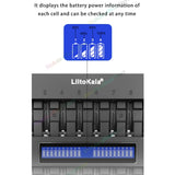 LiitoKala Lii-ND20 20 Slot AA AAA 1.2V LCD Smart Battery Charger  Multiple Protection