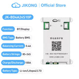 JK SMART BMS 12v 24v 48v Active Balance 7S to 24S 40A to 200A Lifepo4 Lithium ion  32700 21700 18650