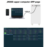 JK BMS 16S 48V 280AH 300AH Prismatic Battery Case JK Inverter BMS JKESS 8S 24V