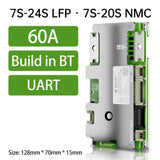 JBD Smart BMS DB24SA03 SP14S004 7S-24S 20 to 80A Lifepo4 Lithium ion Bluetooth 24V 48V 60V