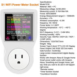 ATORCH S1 Smart Digital Wattmeter Wifi AC 220V Power Watts wattage Electricity US Plug