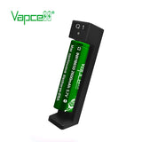 Vapcell Q1 Q2S Lithium ion Battery Charger 1 & 2 Slot 18650 21700 22650 25500 26650 Li-Ion