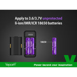 Vapcell P2 18650 Lithium-Ion Battery Charger and Power Bank Overcharge  Protection