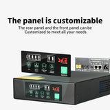 SKE Mini POE 60W 17W UPS for Router Modem DC 9V 12V Gigabit POE 24V 48V 17,600mAh LiFePO4 Battery